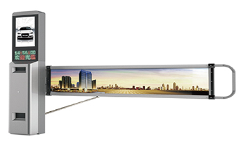 车牌识别广告道闸一体机